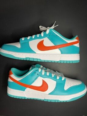 Nike Dunk Low Retro Miami Dolphins NO BOX 9.5m